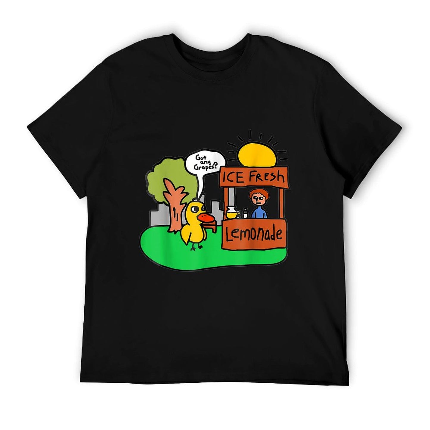 Ice Fresh Lemonade Got Any Grapes Duck Funny Gift T-Shirt