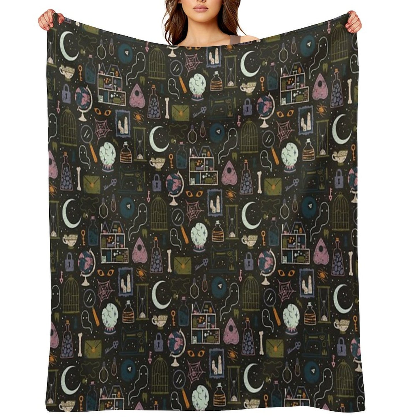 Haunted Attic Throw Blanket