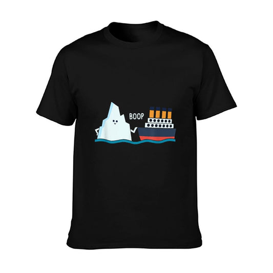 Titanic Funny Titanic And Iceberg Boop Parody for Boys Girls T-Shirt