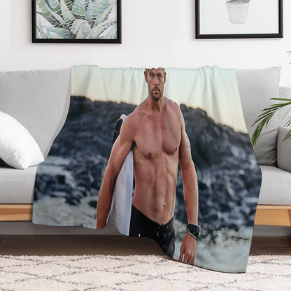 Chris Hemsworth Throw Blanket