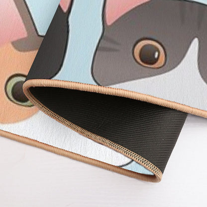 Peeking Cats Bath Mat
