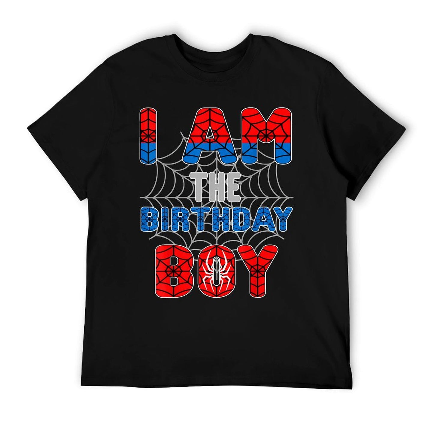 Spider Web Birthday Party I'm The Birthday Boy T-Shirt
