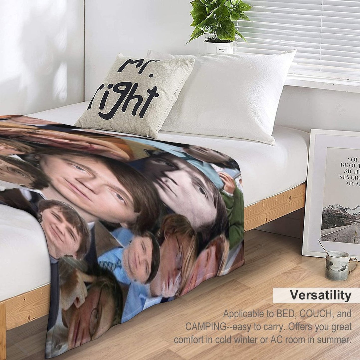 Paul Dano - I Love Paul Dano Photo Collage Throw Blanket