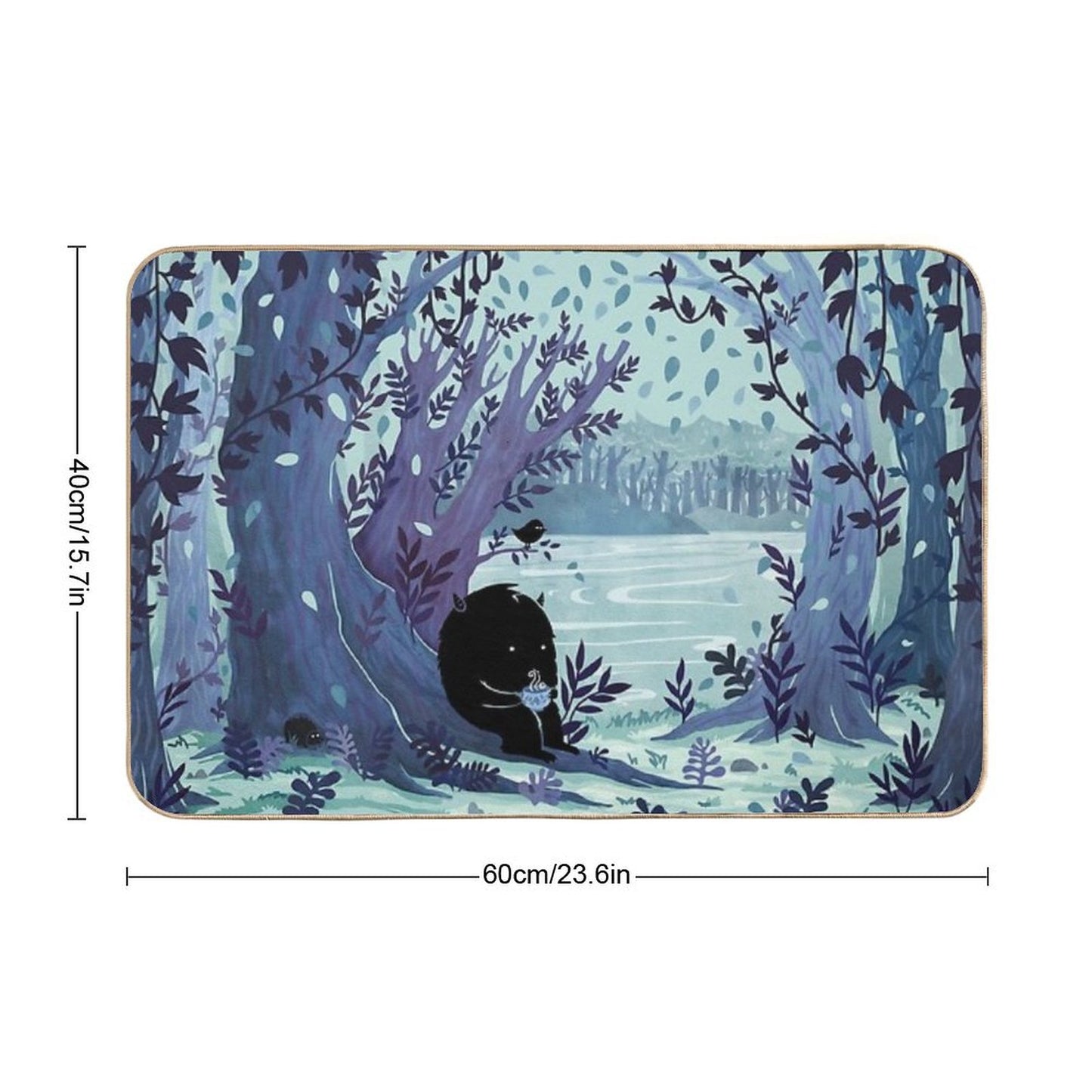 A Quiet Spot of Tea Bath Mat