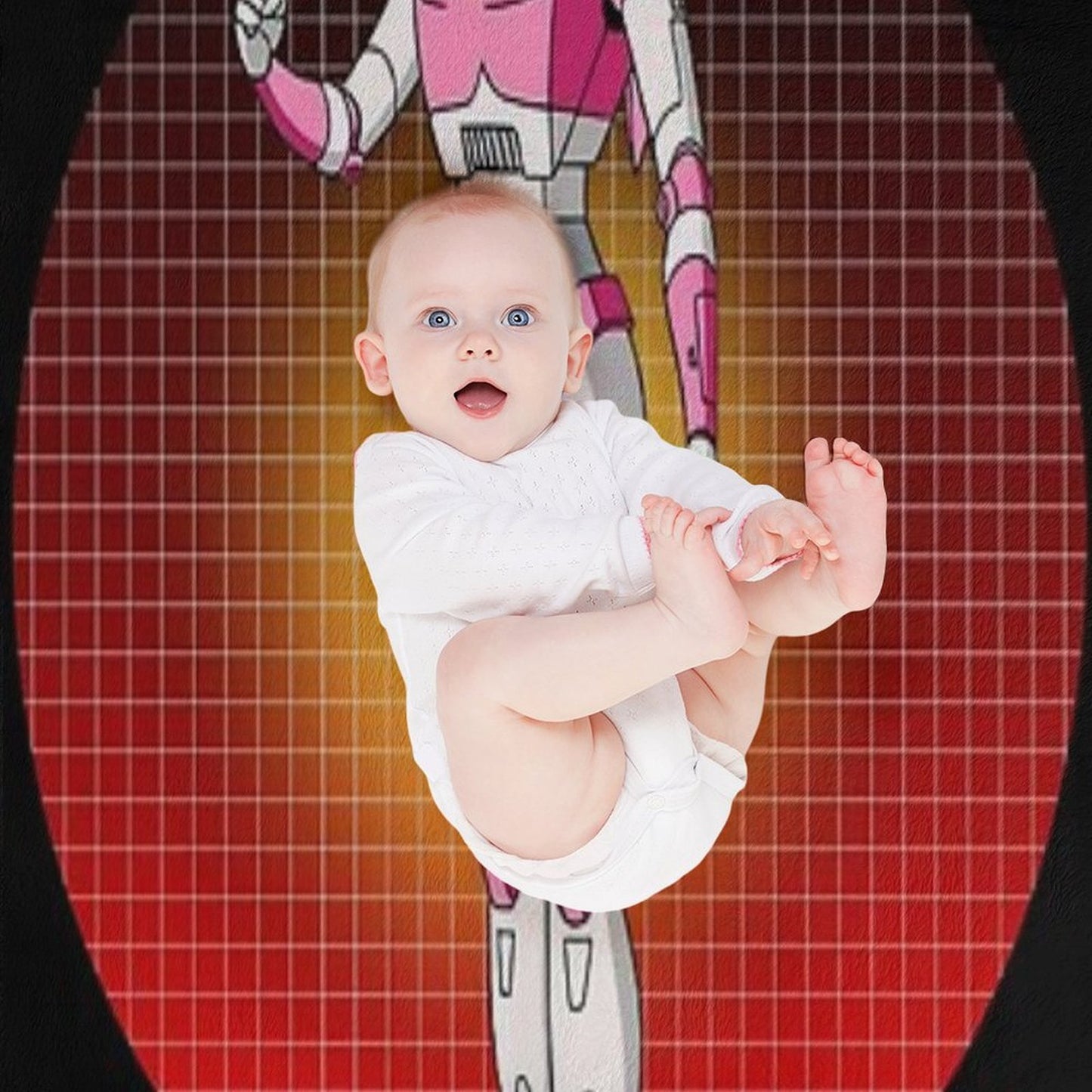 Arcee Autobot Transformer G1 Throw Blanket