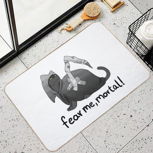 Fear Me, Mortal! Bath Mat