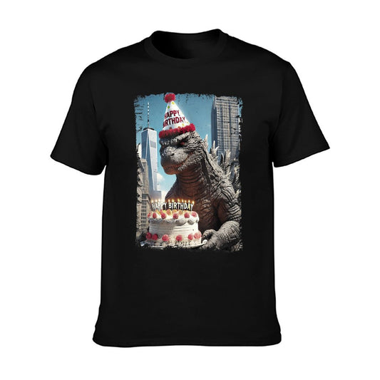 Kaiju Birthday Shirt Japanese Movie Bday Party Monster T-Shirt