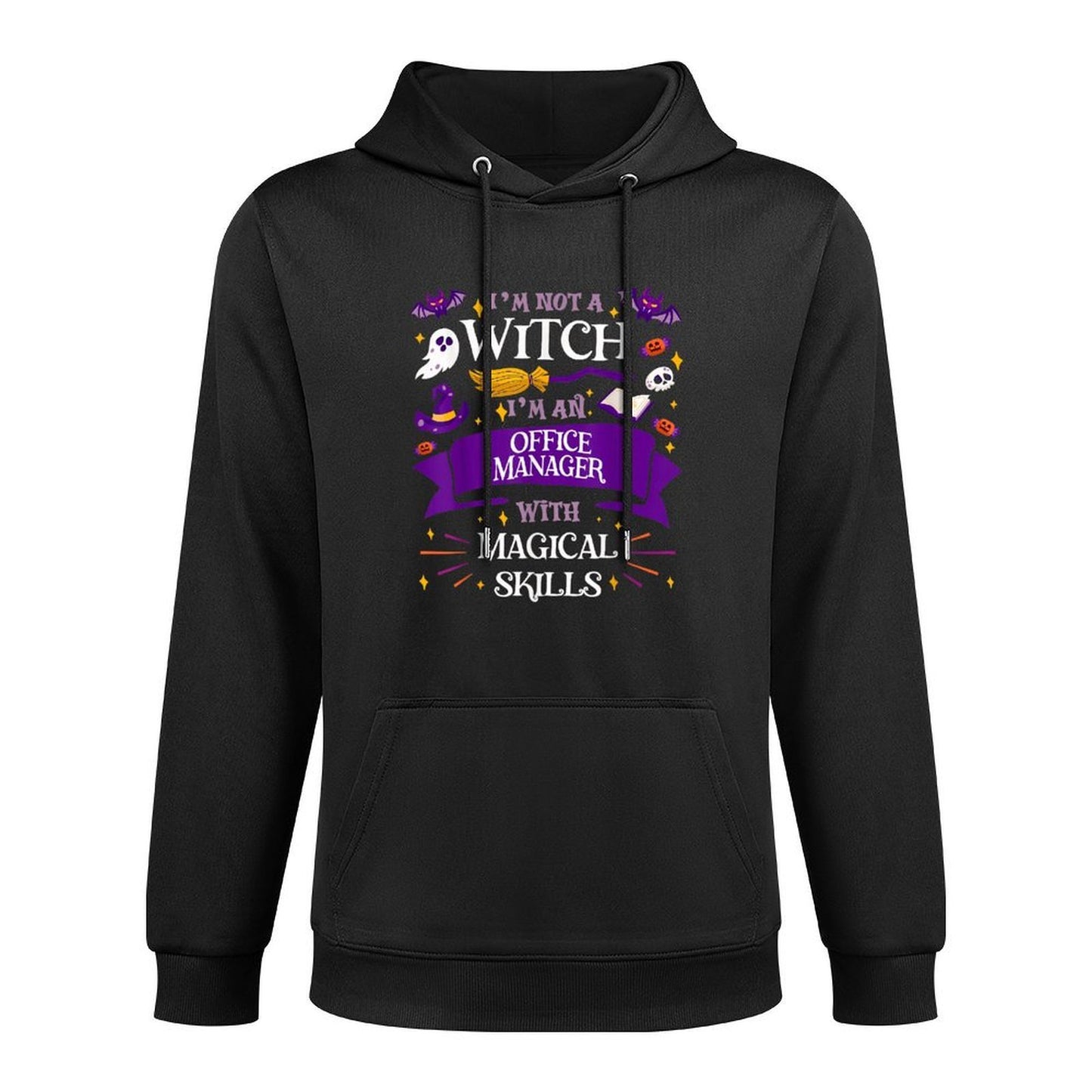 Aint A Witch - Office Manager With Magical Skills Halloween Moisture-Wicking Hoodie