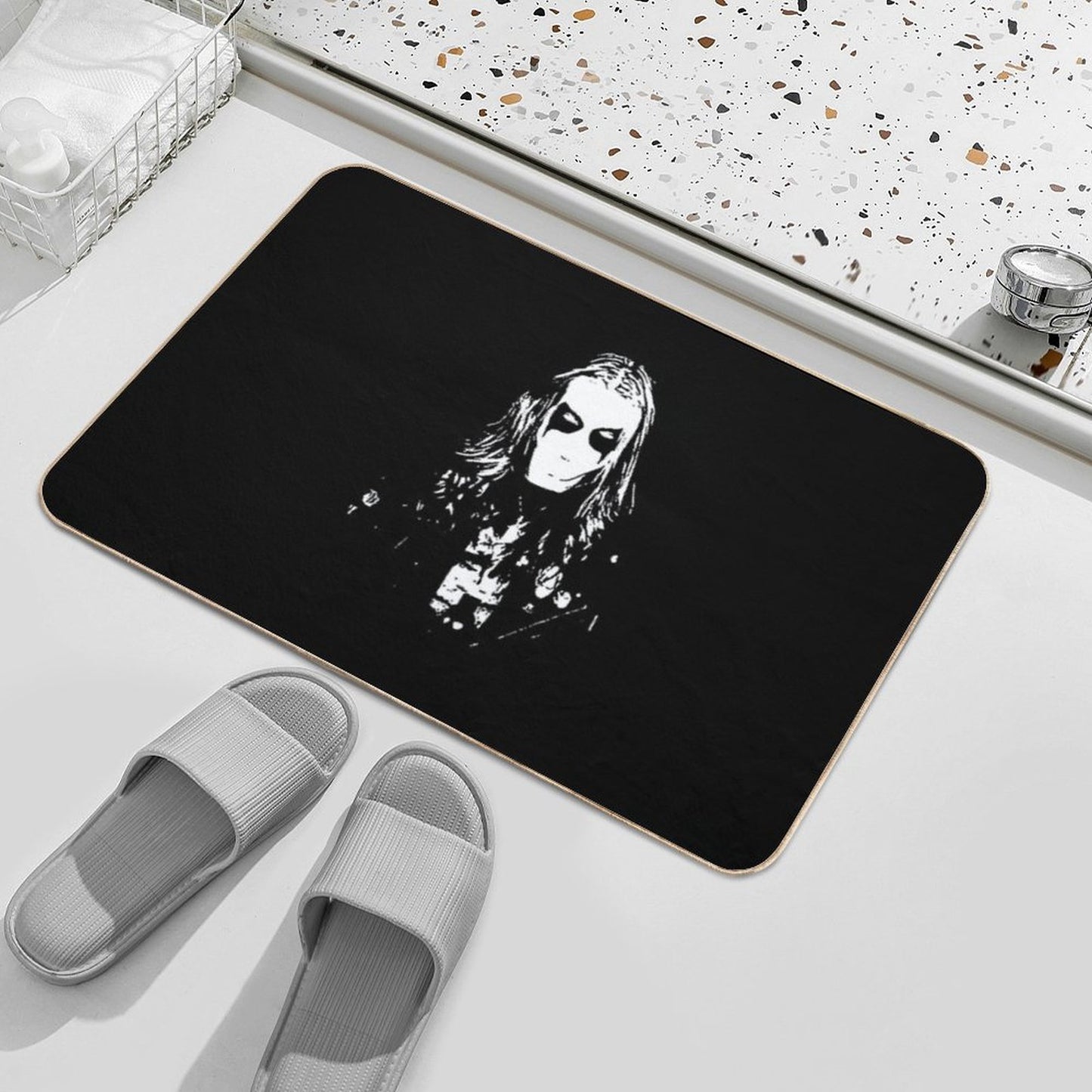 Black Metal Cult Bath Mat