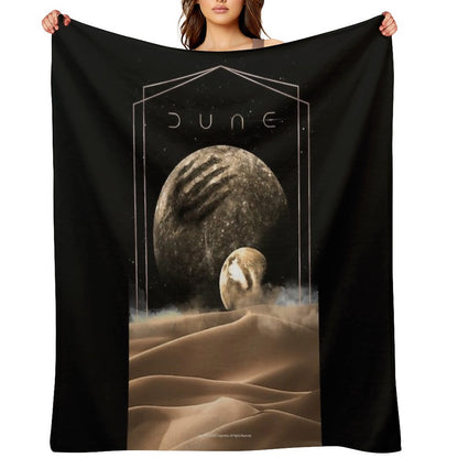Dune Moons Throw Blanket