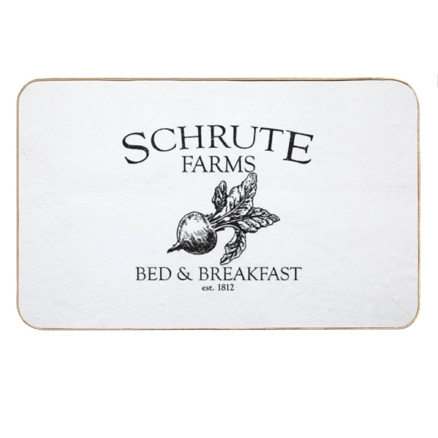 Schrute Farms Funny Office Bath Mat
