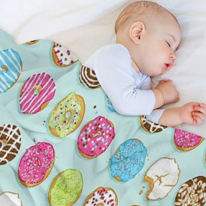 Sweet Donuts Throw Blanket