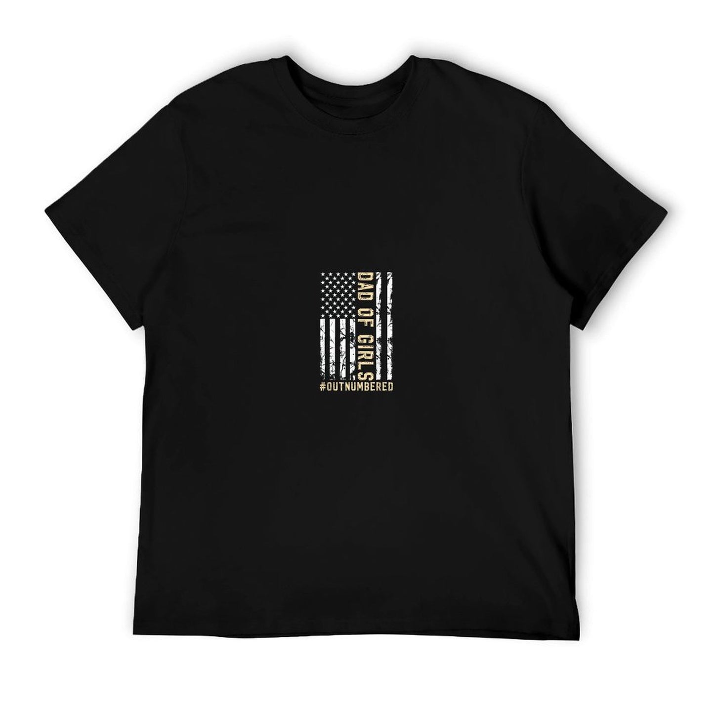 Girl Father's Day Daddy & Dad Of Girls Outnumbered T-Shirt