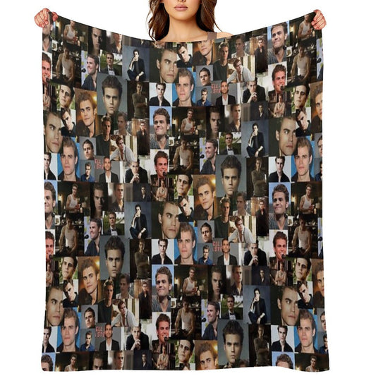 Paul Wesley Throw Blanket