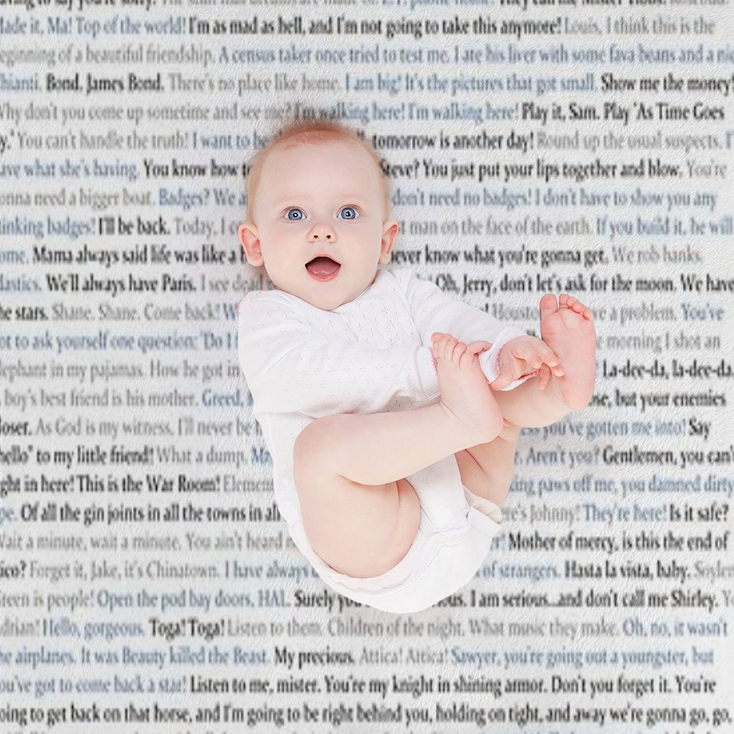 Movie Quotes Throw Blanket