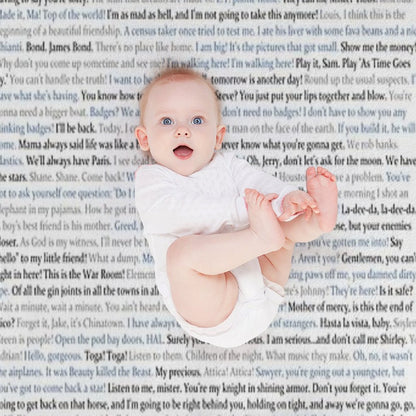 Movie Quotes Throw Blanket