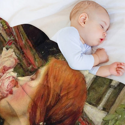 The Soul of The Rose -  John William Waterhouse Throw Blanket