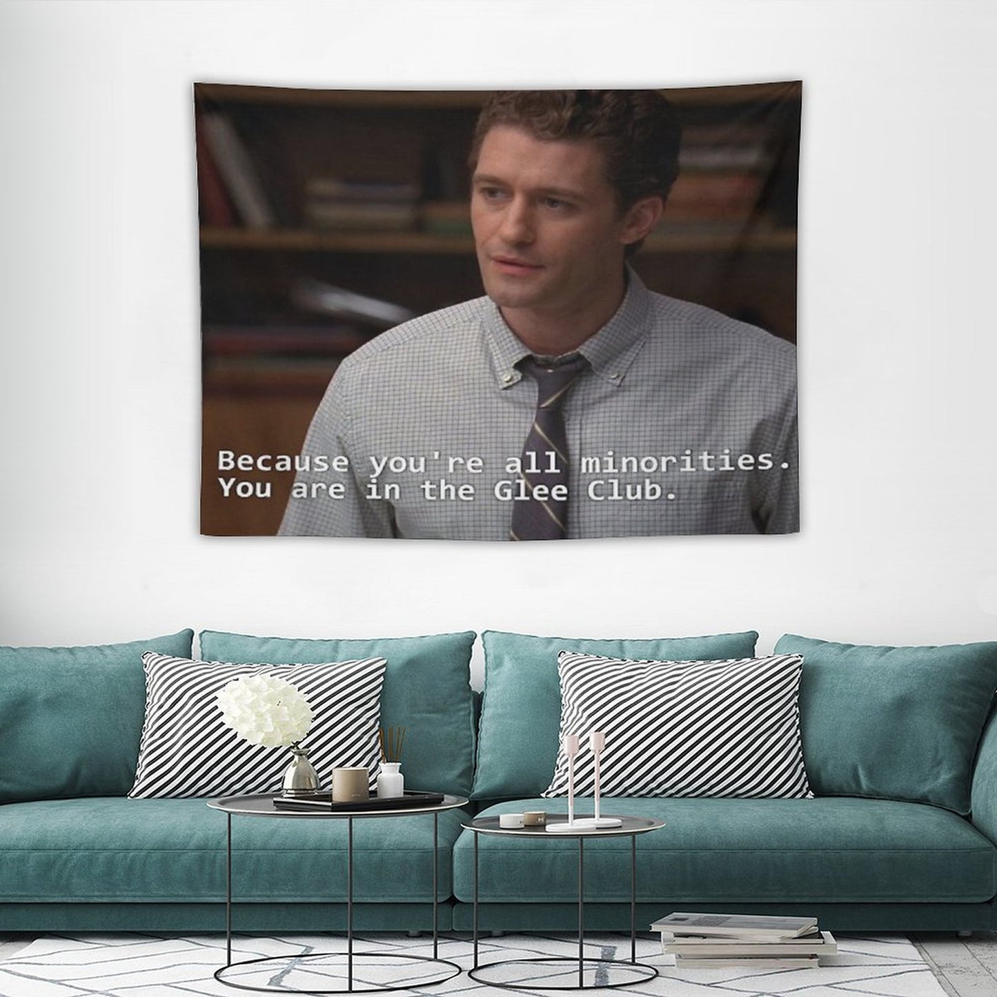 Because You're All Minorities. You Are in The Glee Club Tapestry