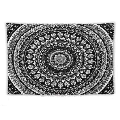 Mandala Monochrome 2 Tapestry
