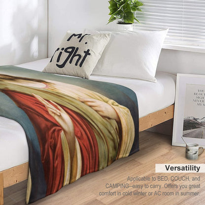 Jesus Christ Painting Throw Blanket