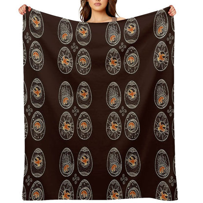 Ravens Spring Throw Blanket