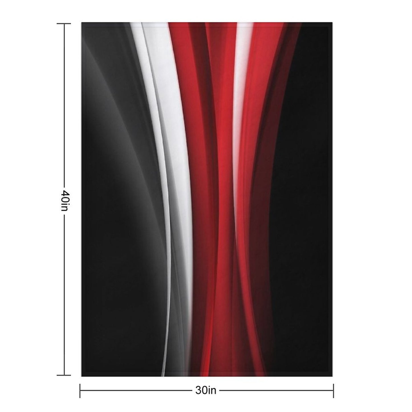 Red And White Throw Blanket