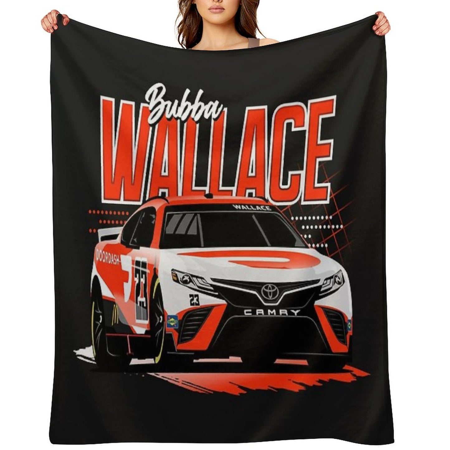 Bubba Wallace 2022 Nascar Throw Blanket