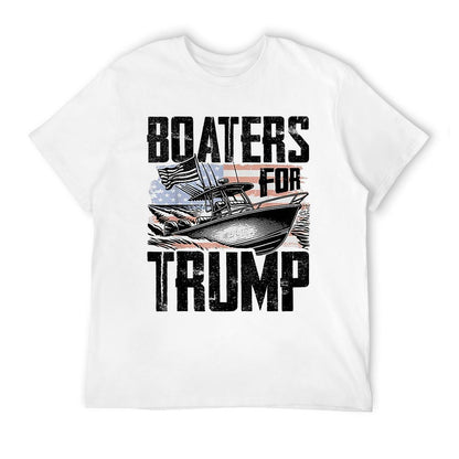 Boaters For Trump  Rolled Sleeves T-Shirt