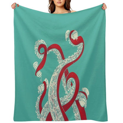 Kraken Throw Blanket