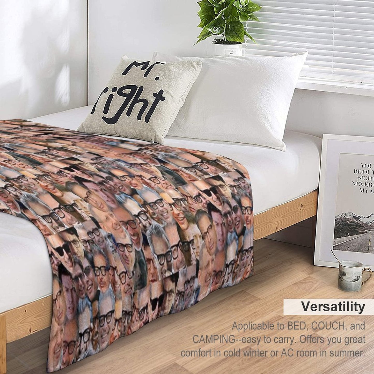 Goldblum The Sequel Throw Blanket