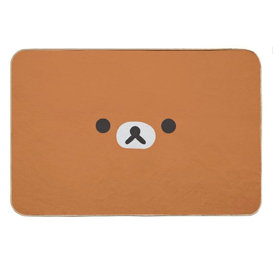 Rilakkuma Bear Face Bath Mat