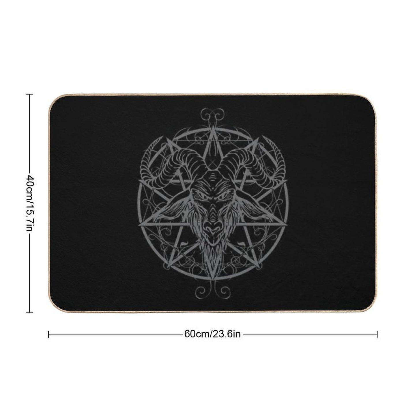 Baphomet Goat Bath Mat
