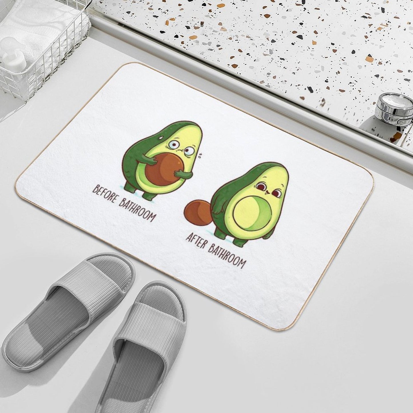Before After Bathroom Bath Mat