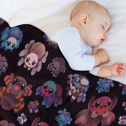 Tarantulas - Dark Throw Blanket