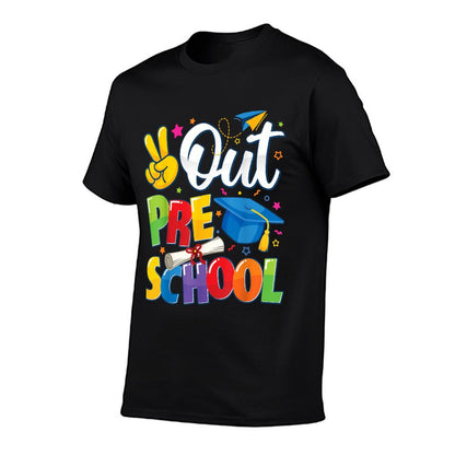Out Preschool Graduate 2025 Pre K Graduation 2025 T-Shirt