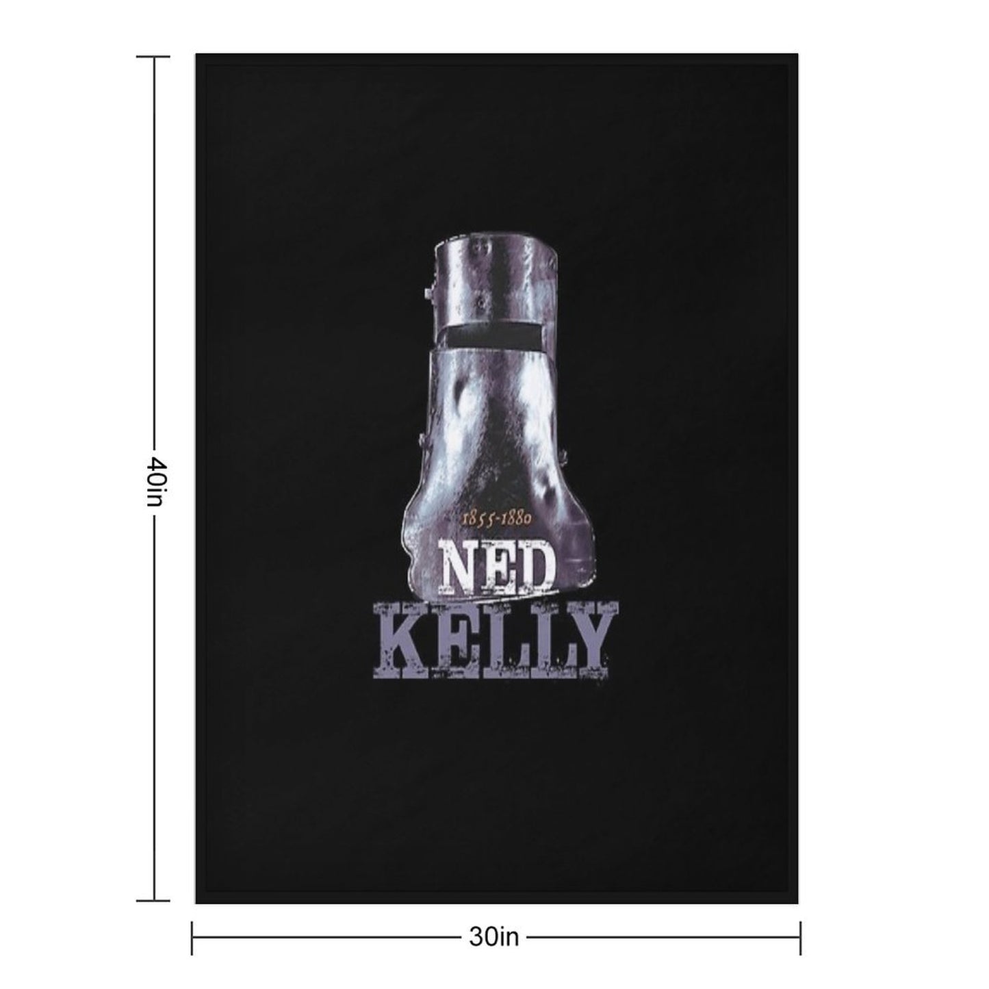 Ned Kelly Throw Blanket
