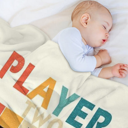 Retro Player 2 Has Entered The Game Throw Blanket