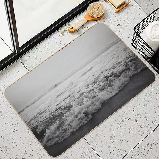 Ocean Crash  Easy To Clean Bath Mat
