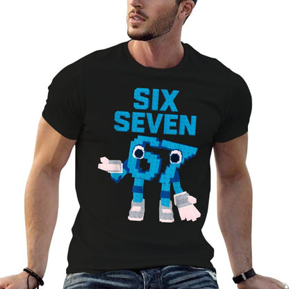 Funny Kid Meme Six Seven 6 7 Italian Brainrot Bruh 67 Meme  High-quality Stitching T-Shirt