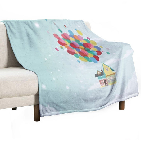 Adventure Is Out There Throw Blanket