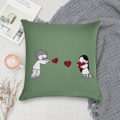 Hearts Throw Soft Home Decor Throw Pillow