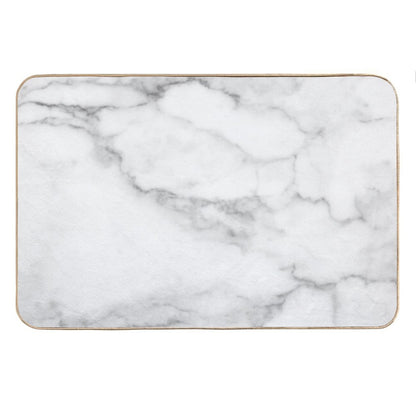 White Marble Bath Mat