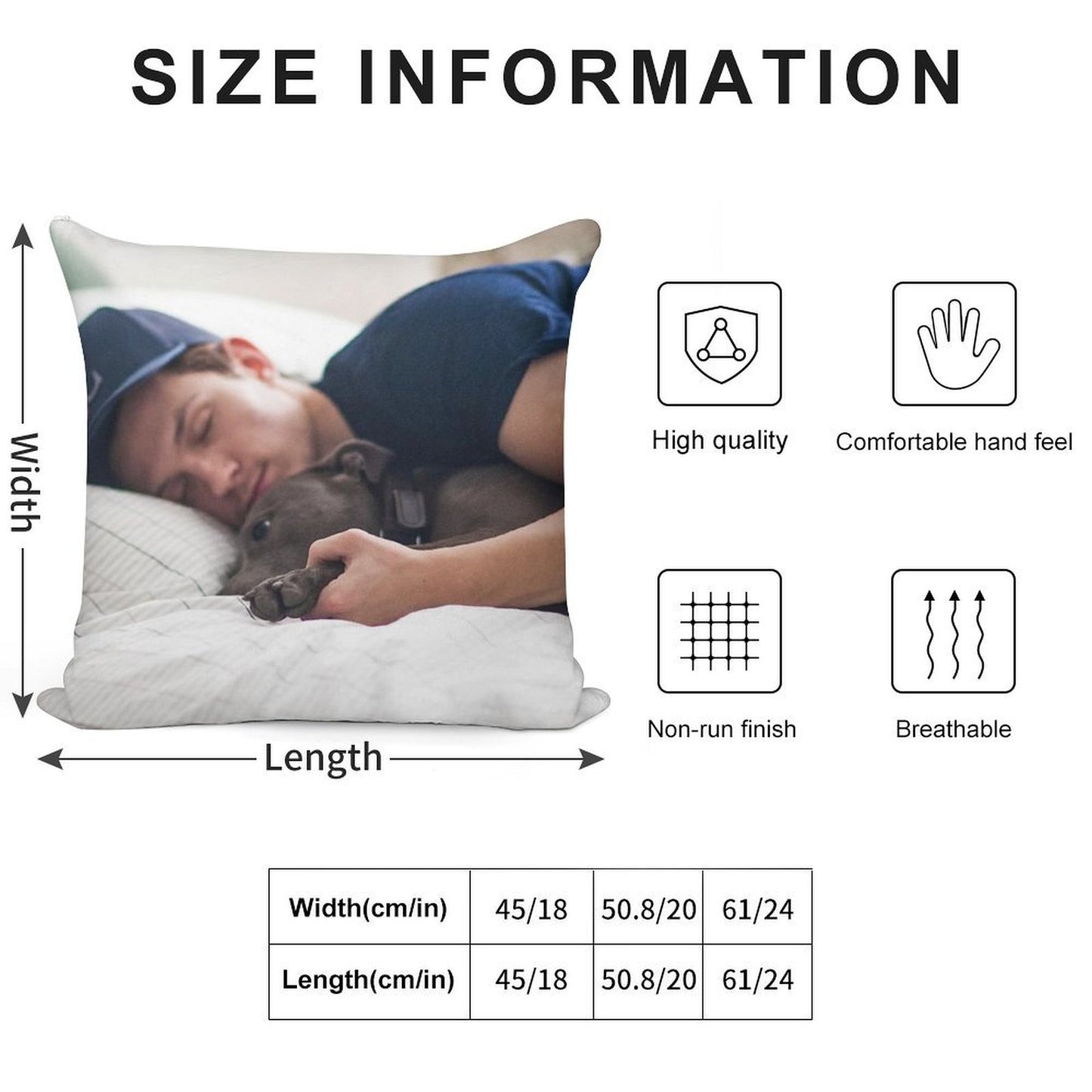 Tom Holland with Tessa Soft High-Density Material Throw Pillow