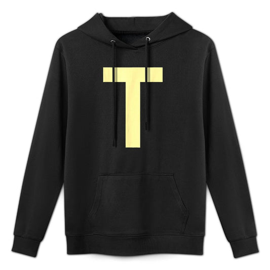 Letter T Funny Group Matching Halloween Costume Breathable Fabric Hoodie