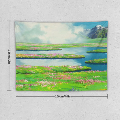 Anime Landscape Tapestry