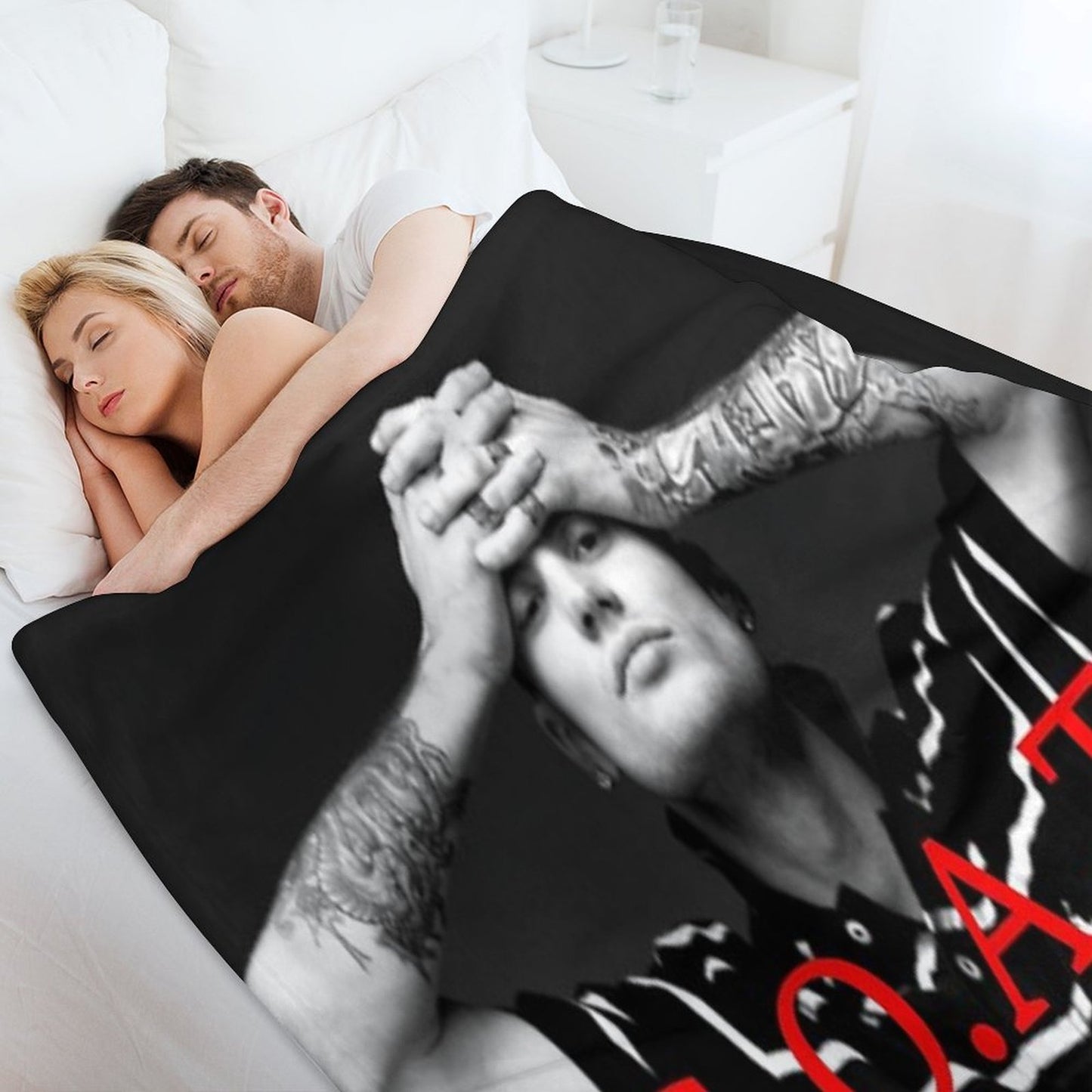 Kerser Rapper Goat Eshay Throw Blanket