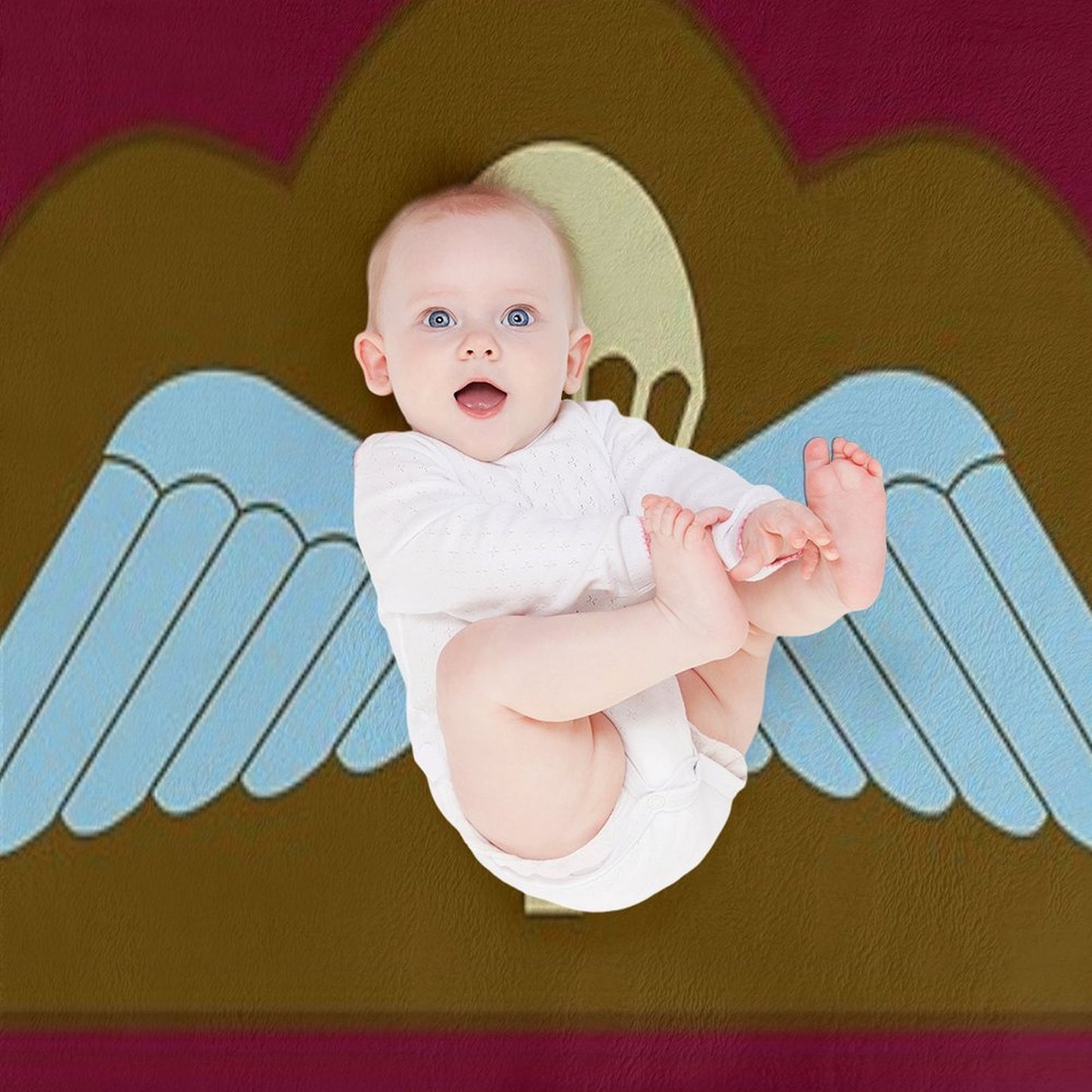 Parachutist Badge with Wings - Airborne Qualified (United Kingdom) Throw Blanket