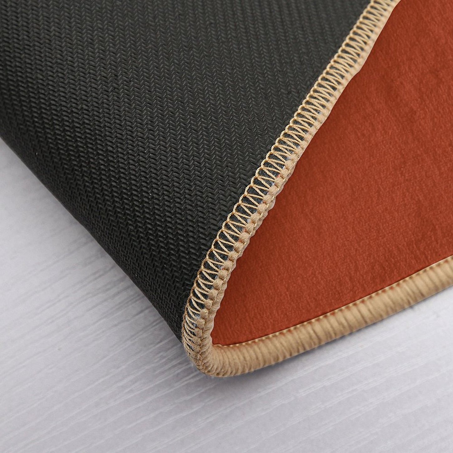 Best Seller - Colors of Autumn Burnt Orange Single Solid Color - Accent Shade  Hue Bath Mat