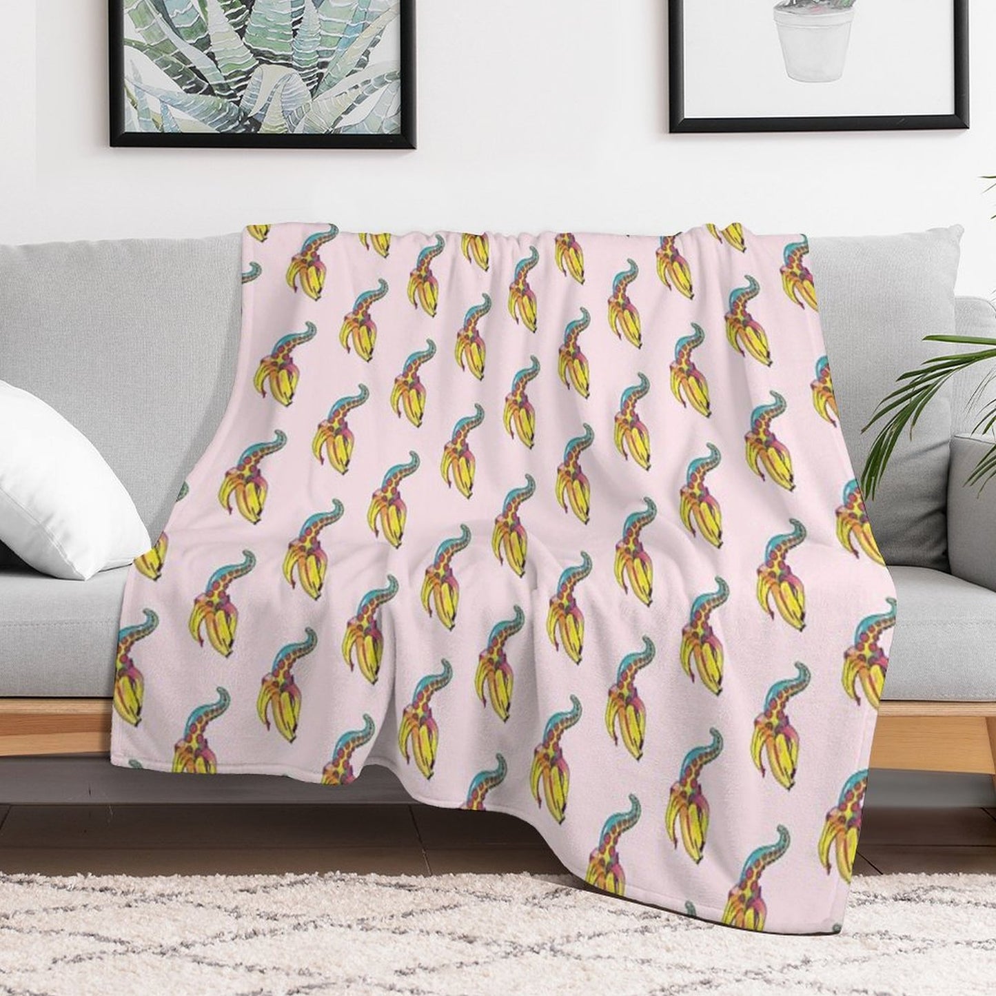 Bananacle Throw Blanket