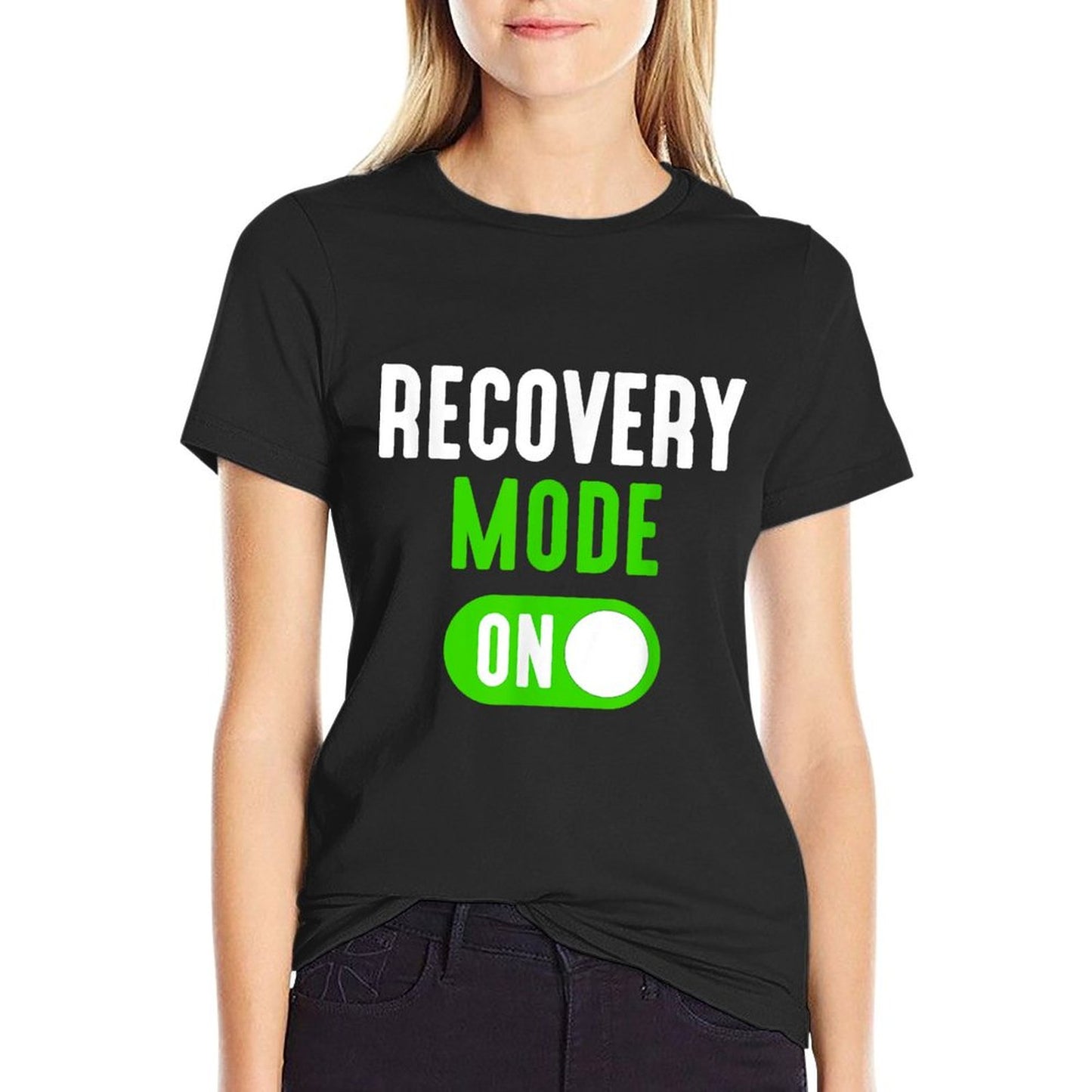 Recovery Mode On Get Well Funny Injury Gift T-Shirt